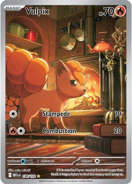 Vulpix (138/132) (ME01: Mega Evolution) (MEG) Pokemon