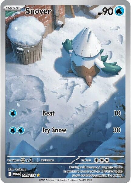 Snover (140/132) (ME01: Mega Evolution) (MEG) Pokemon