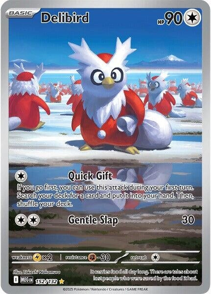 Delibird (152/132) (ME01: Mega Evolution) (MEG) Pokemon