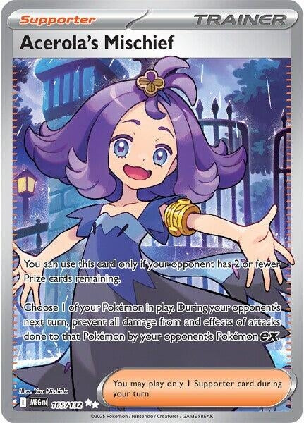 Acerola's Mischief (165/132) (ME01: Mega Evolution) (MEG) Pokemon