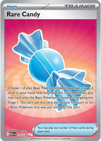 Rare Candy (175/132) (ME01: Mega Evolution) Pokemon