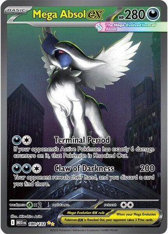 Image for Mega Absol ex (180/132) (ME01: Mega Evolution) - Pokemon