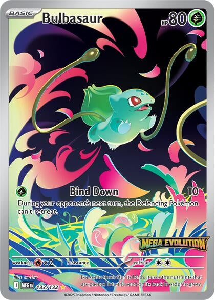 Image for Bulbasaur - 133/132 (Mega Evolution Stamped) (133/132) (Miscellaneous Cards & Products) (MCAP) - Pokemon