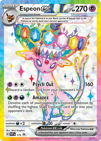 Image for Espeon ex - 175 (SVP 175) (SV: Scarlet & Violet Promo Cards) - Pokemon