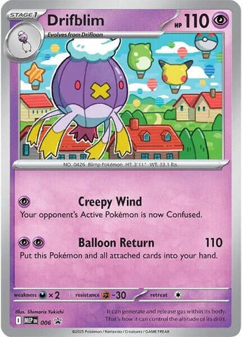 Drifblim - 006 (006) (ME: Mega Evolution Promo) (MEP) Pokemon