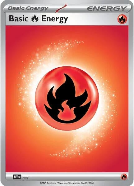 Image for Basic Fire Energy - 002 (2) (MEE: Mega Evolution Energies) (MEE) - Pokemon