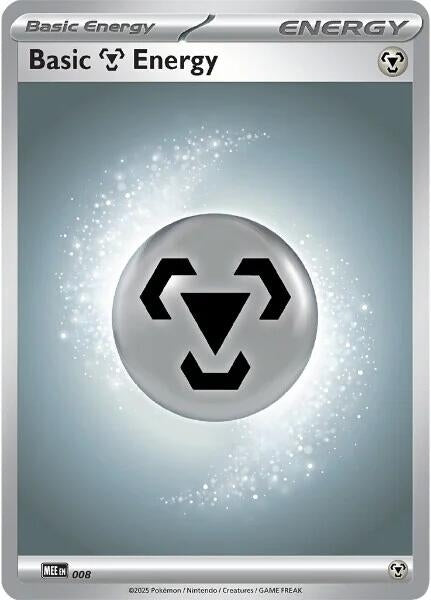 Basic Metal Energy - 008 (8) (MEE: Mega Evolution Energies) Pokemon