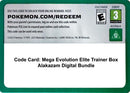 Image for Code Card - Mega Evolution Elite Trainer Box Alakazam Digital Bundle (ME01: Mega Evolution) - Pokemon