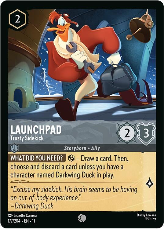 Launchpad - Trusty Sidekick (177/204) (Winterspell) Disney Lorcana