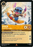 Stitch - Carefree Snowboarder (7/204) (Winterspell) Disney Lorcana