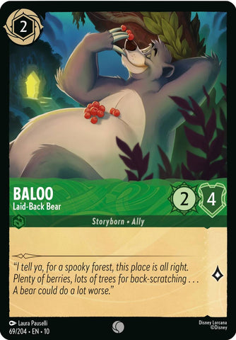 Baloo - Laid-Back Bear (69/204) (Whispers in the Well) Disney Lorcana