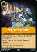 Image for Or Rewrite History! (27/204) (Whispers in the Well) (10) - Disney Lorcana
