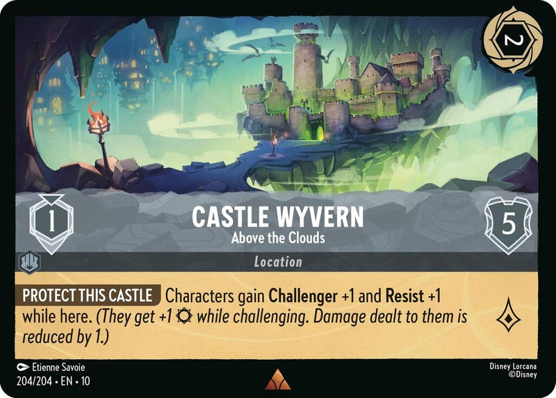 Image for Castle Wyvern - Above the Clouds (204/204) (Whispers in the Well) (10) - Disney Lorcana