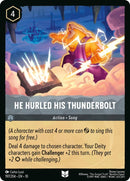 Image for He Hurled His Thunderbolt (197/204) (Whispers in the Well) (10) - Disney Lorcana