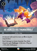 Image for He Hurled His Thunderbolt (Epic) (222/204) (Whispers in the Well) (10) - Disney Lorcana