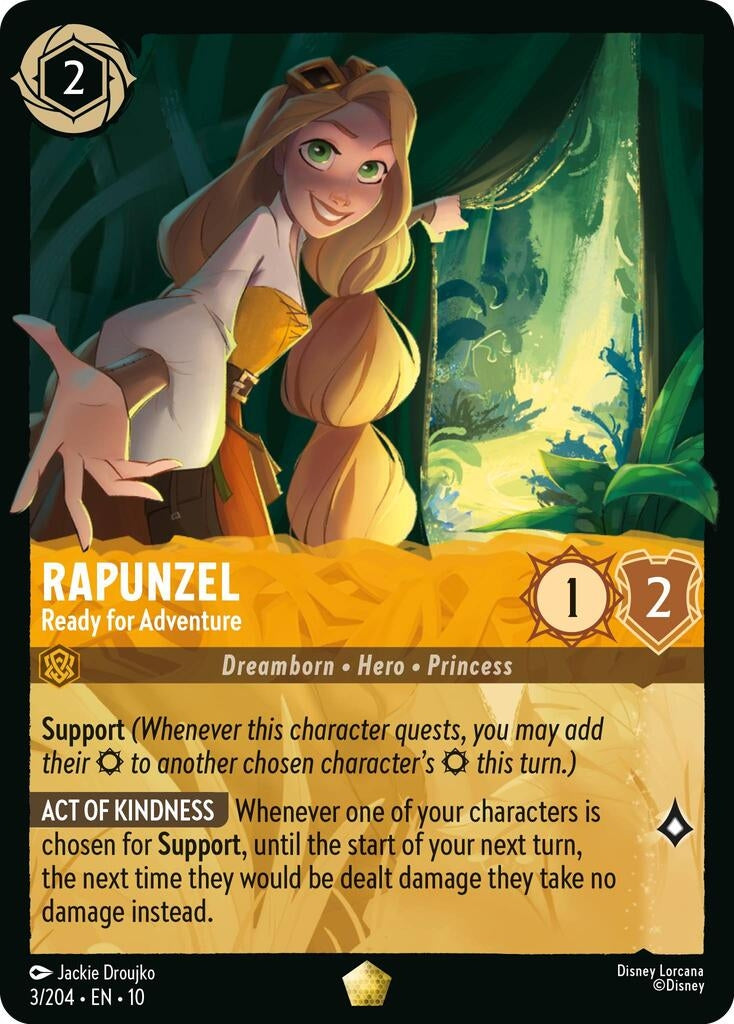 Image for Rapunzel - Ready for Adventure (3/204) (Whispers in the Well) (10) - Disney Lorcana