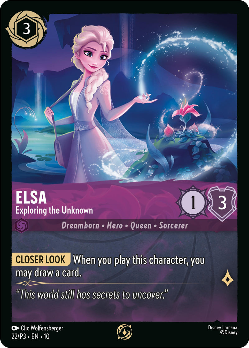 Image for Elsa - Exploring the Unknown (22) (Disney Lorcana Promo Cards) (DLPC) - Disney Lorcana
