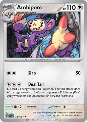 Image for Ambipom (079/094) (ME02: Phantasmal Flames) - Pokemon