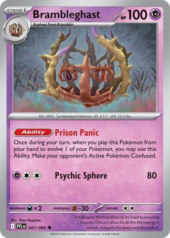 Image for Brambleghast (047/094) (ME02: Phantasmal Flames) - Pokemon