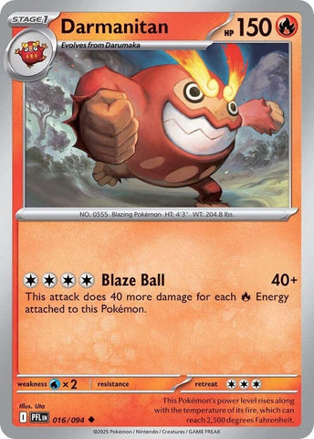 Image for Darmanitan (016/094) (ME02: Phantasmal Flames) - Pokemon