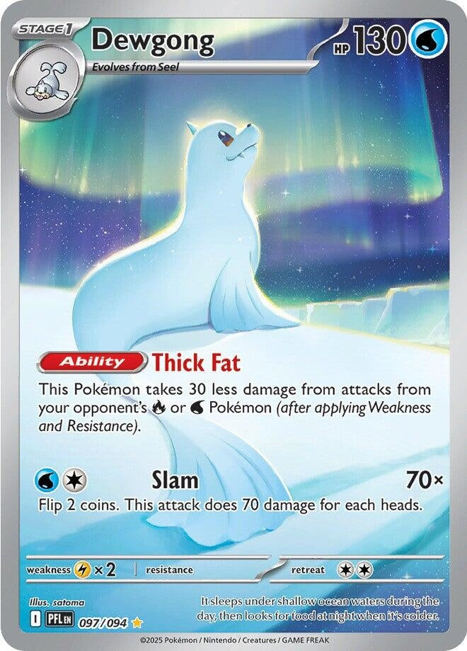 Dewgong (097/094) (ME02: Phantasmal Flames) (PFL) Pokemon