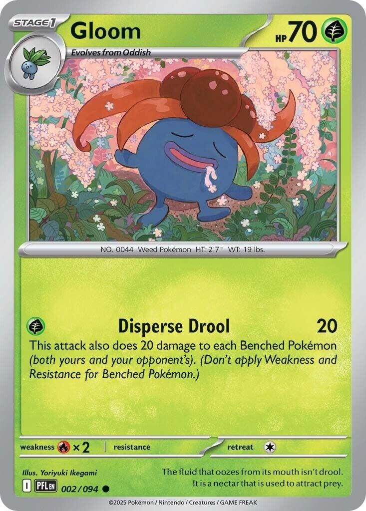 Image for Gloom (002/094) (ME02: Phantasmal Flames) - Pokemon