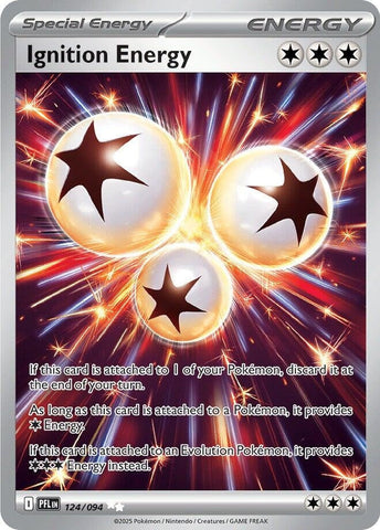 Ignition Energy (124/094) (ME02: Phantasmal Flames) (PFL) Pokemon