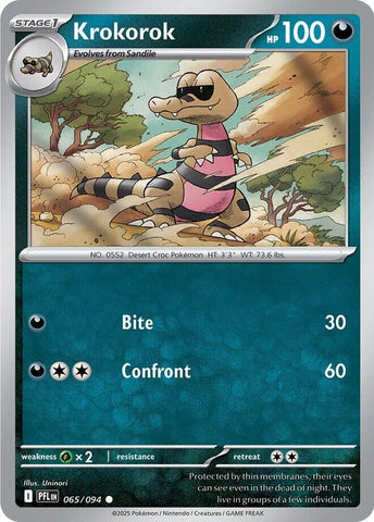 Image for Krokorok (065/094) (ME02: Phantasmal Flames) - Pokemon