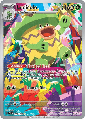 Ludicolo (095/094) (ME02: Phantasmal Flames) (PFL) Pokemon