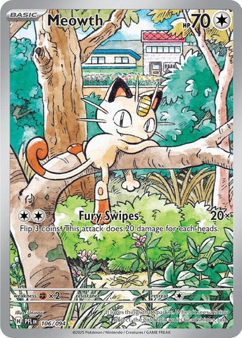 Image for Meowth (106/094) (ME02: Phantasmal Flames) - Pokemon