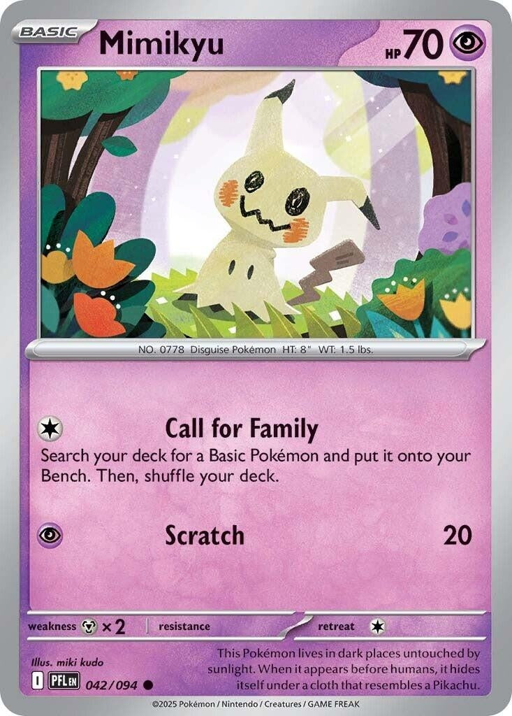 Image for Mimikyu (042/094) (ME02: Phantasmal Flames) - Pokemon