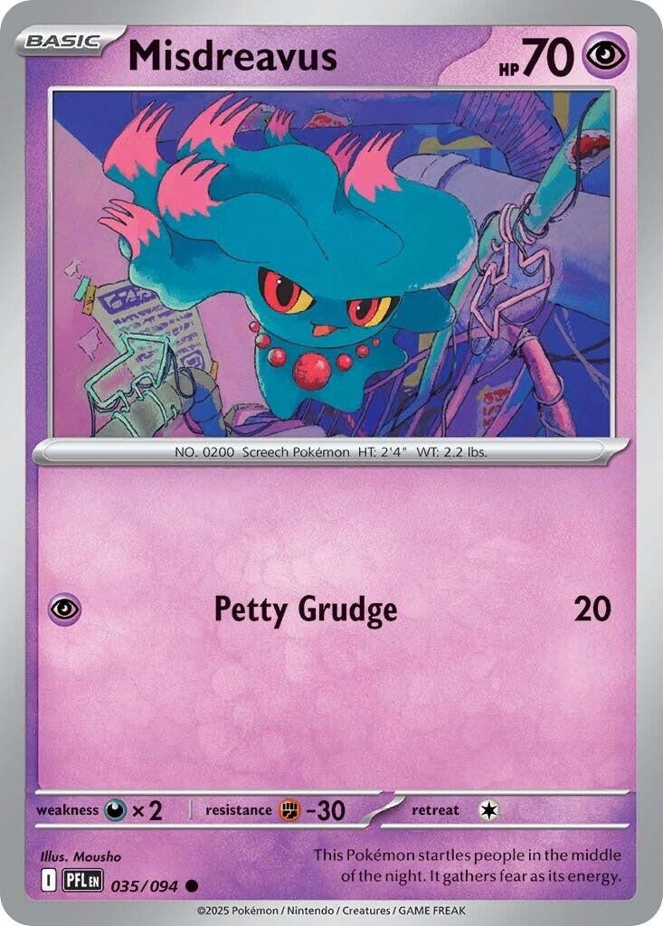 Image for Misdreavus (035/094) (ME02: Phantasmal Flames) - Pokemon