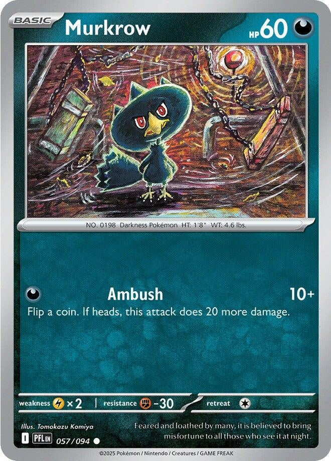 Image for Murkrow (057/094) (ME02: Phantasmal Flames) - Pokemon