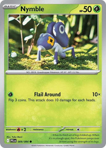 Image for Nymble (009/094) (ME02: Phantasmal Flames) - Pokemon