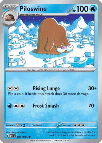 Image for Piloswine (024/094) (ME02: Phantasmal Flames) - Pokemon