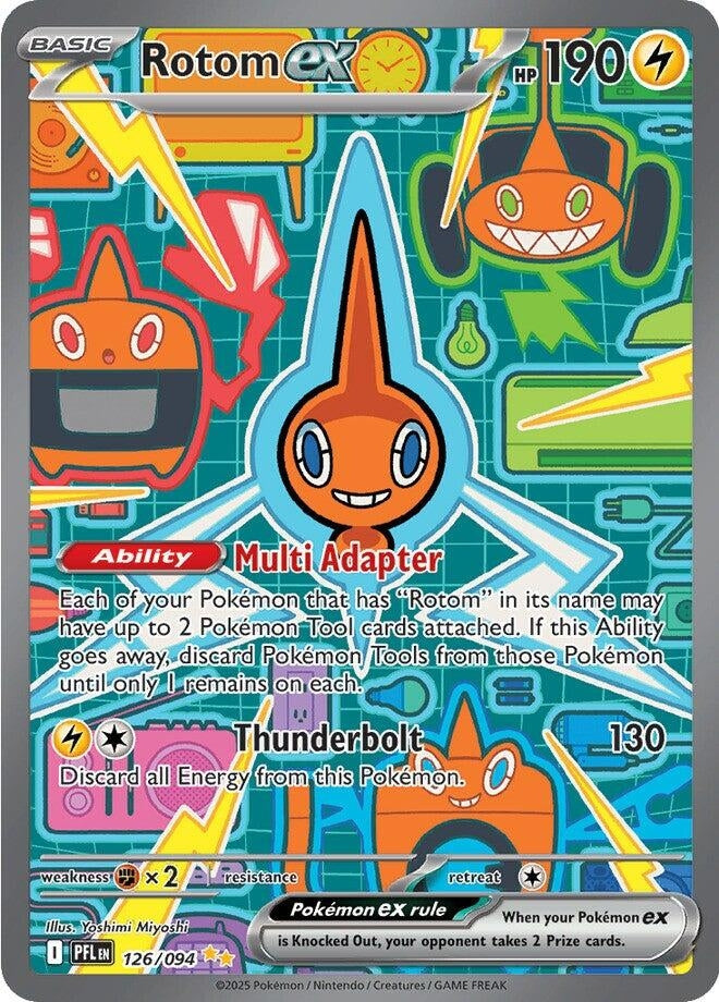 Rotom ex (126/094) (ME02: Phantasmal Flames) (PFL) Pokemon