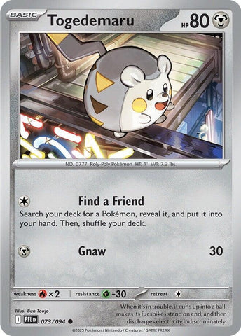 Image for Togedemaru (073/094) (ME02: Phantasmal Flames) - Pokemon