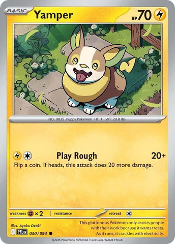 Image for Yamper (030/094) (ME02: Phantasmal Flames) - Pokemon