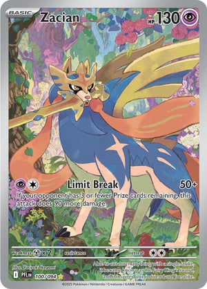 Zacian (100/094) (ME02: Phantasmal Flames) (PFL) Pokemon