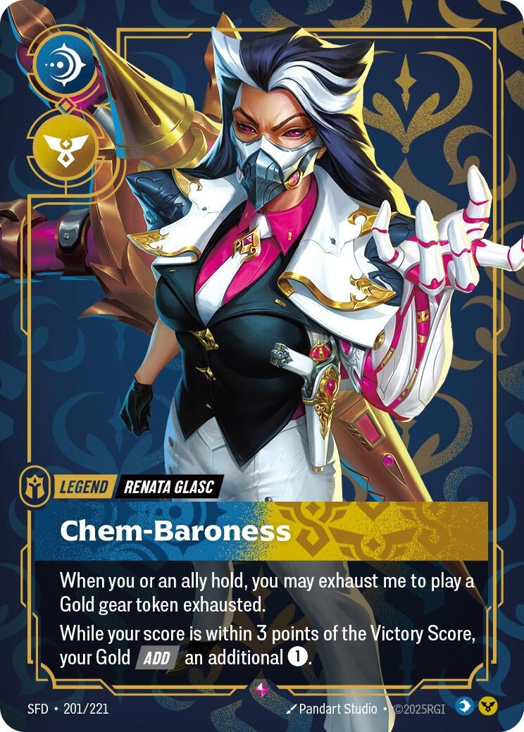 Image for Renata Glasc, Chem-Baroness (201/221) (Spiritforged) (SFD) - Riftbound: League of Legends Trading Card Game