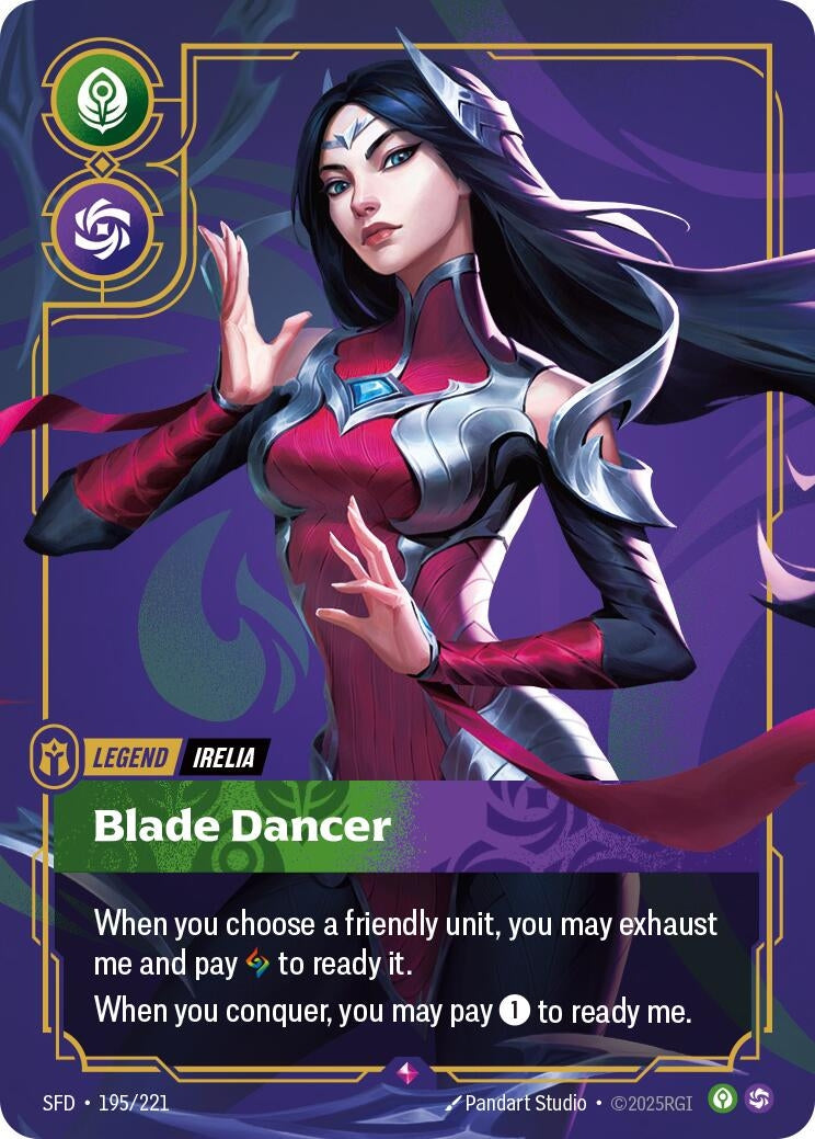 Image for Irelia, Blade Dancer (195/221) (Spiritforged) (SFD) - Riftbound: League of Legends Trading Card Game