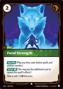 Image for Feral Strength (034/221) (Spiritforged) (SFD) - Riftbound: League of Legends Trading Card Game