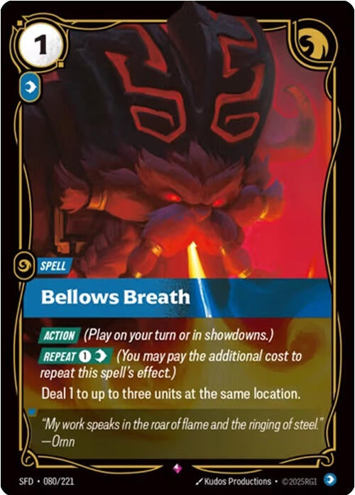 Image for Bellows Breath (080/221) (Spiritforged) (SFD) - Riftbound: League of Legends Trading Card Game