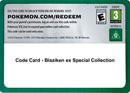 Image for Code Card - Blaziken ex Special Collection (Miscellaneous Cards & Products) (MCAP) - Pokemon