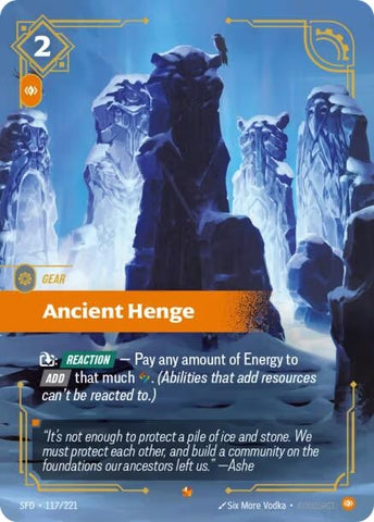 Image for Ancient Henge (117/221) (Spiritforged) (SFD) - Riftbound: League of Legends Trading Card Game