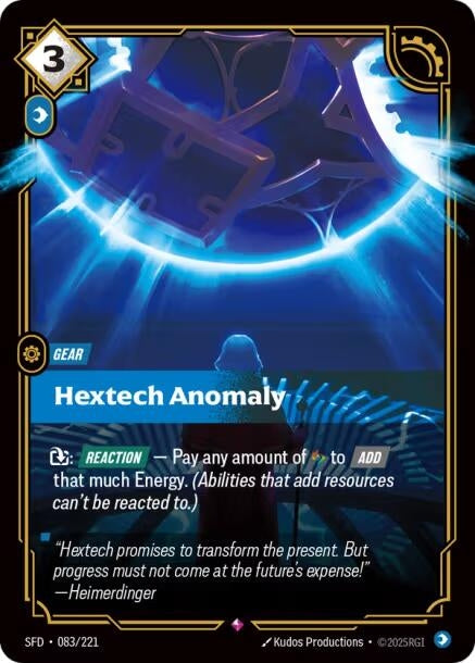 Image for Hextech Anomaly (083/221) (Spiritforged) (SFD) - Riftbound: League of Legends Trading Card Game