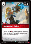 Image for Blast Corps Cadet (013/221) (Spiritforged) (SFD) - Riftbound: League of Legends Trading Card Game