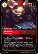 Image for Rumble, Hotheaded (Alternate Art) (026a/221) (Spiritforged) (SFD) - Riftbound: League of Legends Trading Card Game