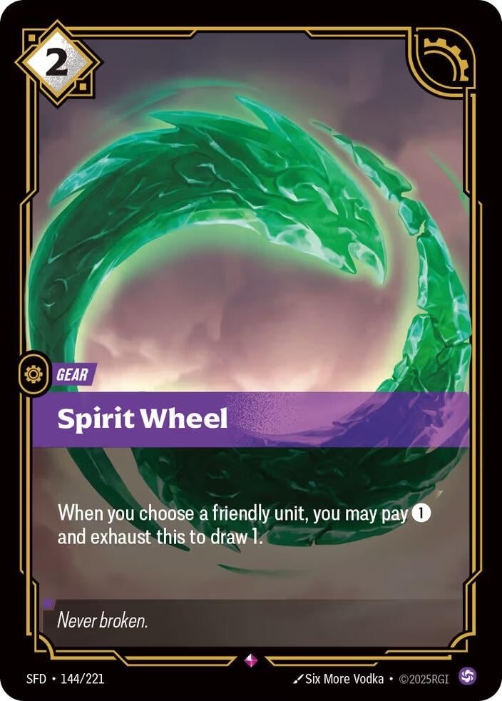 Image for Spirit Wheel (144/221) (Spiritforged) (SFD) - Riftbound: League of Legends Trading Card Game