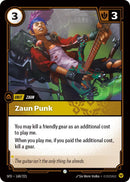 Image for Zaun Punk (160/221) (Spiritforged) (SFD) - Riftbound: League of Legends Trading Card Game